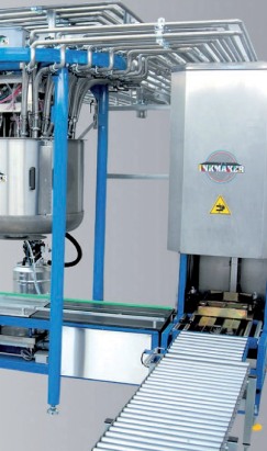 Inkmaker automated in-plant dispensing system installed on a production line